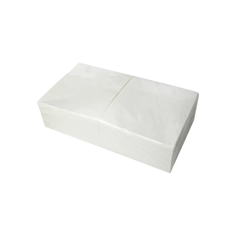 Servetten napkins - Wit - 40 x 40 cm - 2-laags - 1/4 vouw - Verpakking van 8x250stks